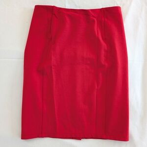 Chic Red Pencil Skirt for Women